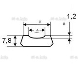 Плоские керамические подкладки С-27mm - st-e.info - Вологда