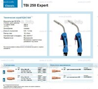 Горелка для полуавтоматической сварки TBi 250 Expert, длина 5 m. - st-e.info - Вологда