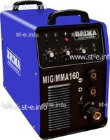 Сварочный полуавтомат инверторный одноблочный Brima MIG/MMA-160 - st-e.info - Вологда