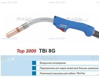 Горелка для полуавтоматической сварки TBI 8G-blue-RGZ, длина 3 метра - st-e.info - Вологда