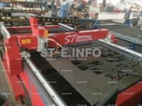 Портальный станок скоростной плазменной резки метала ST-1325UF - st-e.info - Вологда