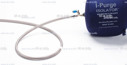 Односторонняя заглушка с трубкой и клапаном ISO 6" (152 mm)  - st-e.info - Вологда