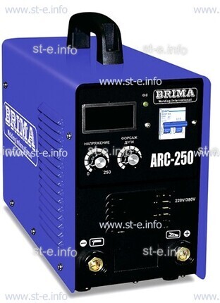 Сварочный аппарат Brima (инвертор) ARC 250 (220/380В) - st-e.info - Вологда