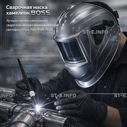 Сварочная маска хамелеон BOSS (YXE-X58E Plus) - st-e.info - Вологда