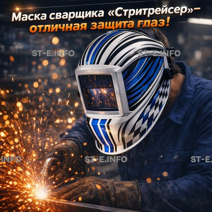 Маска сварщика хамелеон "Стритрейсер" (YXE-958I PRO) - st-e.info - Вологда