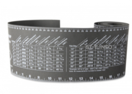 Лента для разметки труб 128mm*2740mm - st-e.info - Вологда